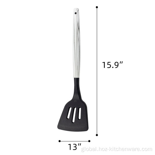 Silicone Cooking Utelsil Silicone Slotted Turner Kitchen Utensil Factory